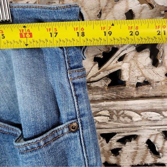 Saddlebred Distressed Blue Denim Tapered Fit Mens Size 36/30 - Picture 5 of 11